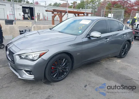 2018 Infiniti Q50 3.0T Luxe from USA, damaged, VIN JN1EV7AP0JM357235